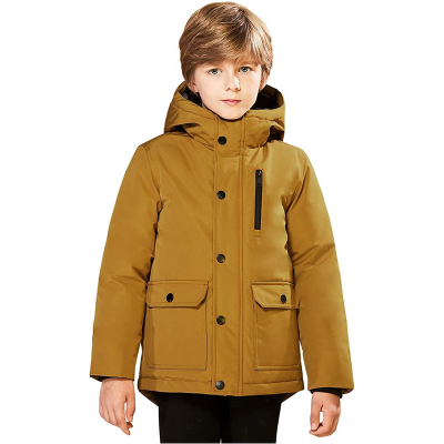  Latest Fashion Children Wear Boys Winter Warm Coat for Teenage Hooded Jackets 
